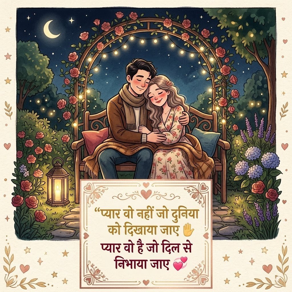 True love romantic shayari image for deep feelings