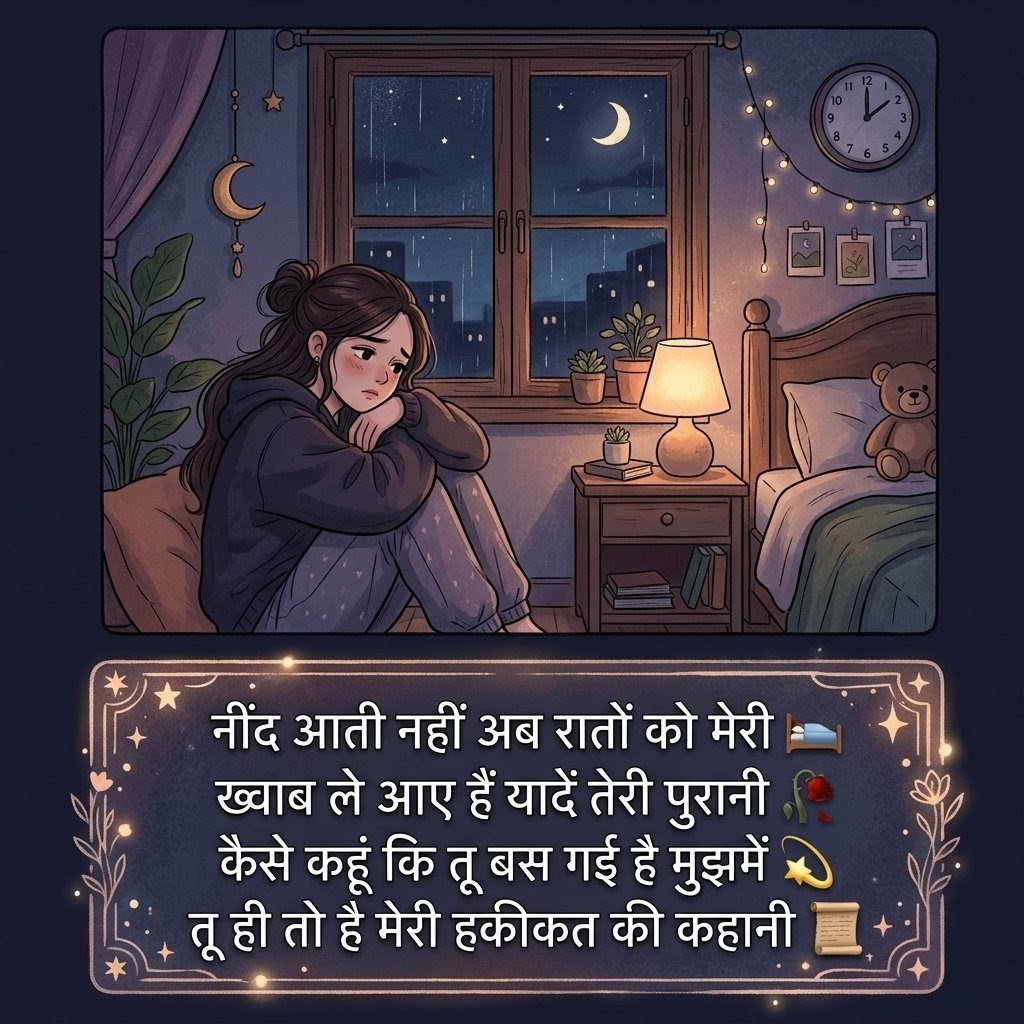 One beautiful dream poetry line in Hindi