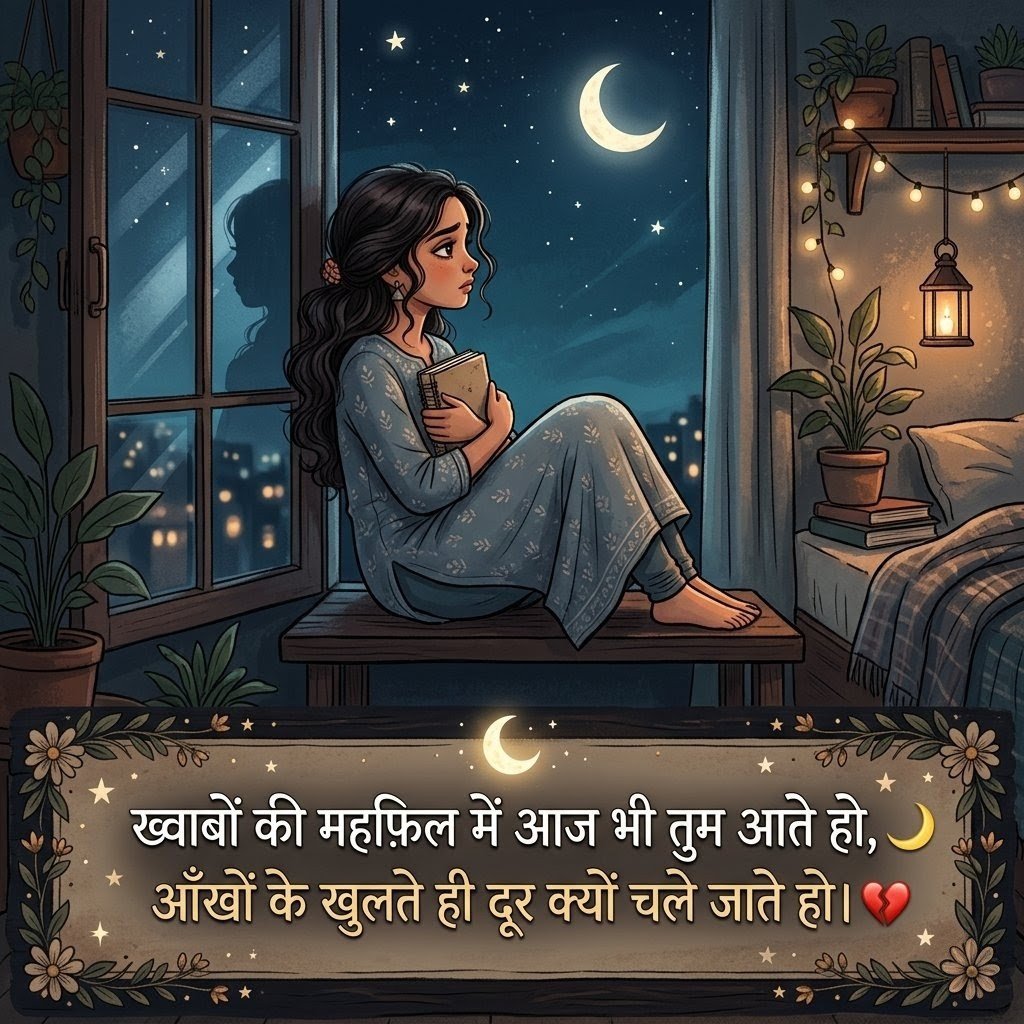 A heartfelt khwab shayari for you
