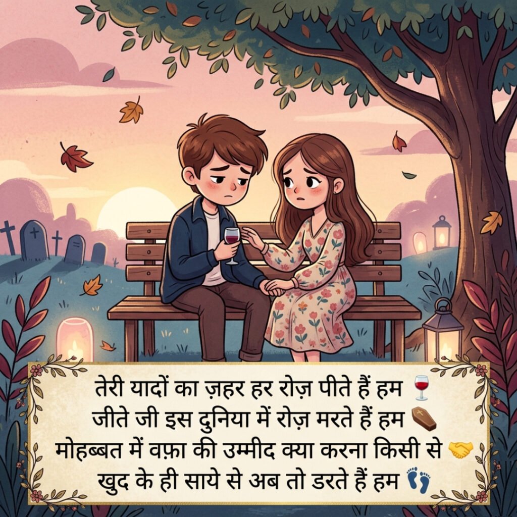 Dukh Bhari Love Shayari for Broken Hearts