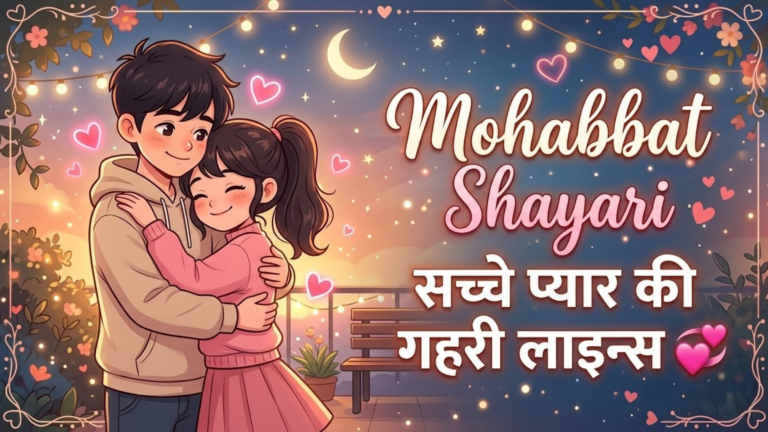 Mohabbat Shayari