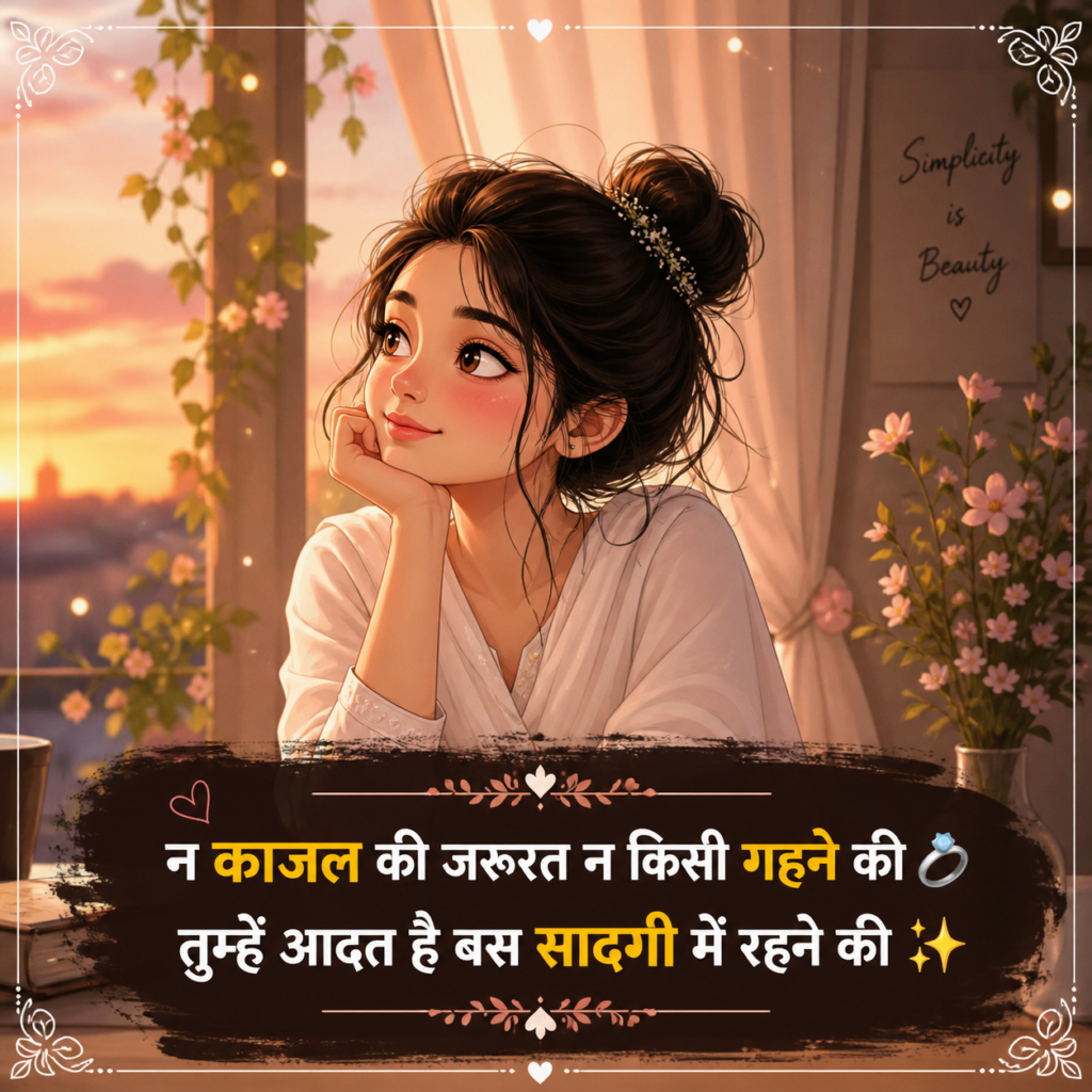 Heart touching beauty shayari in pure