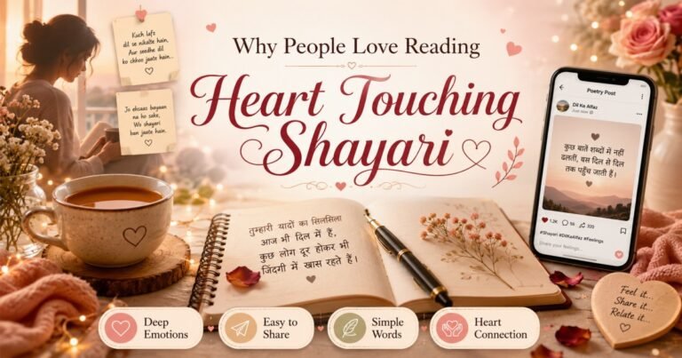 Heart touching shayari with deep emotions