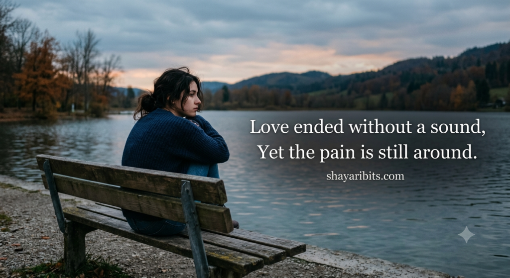 Emotional English breakup quote