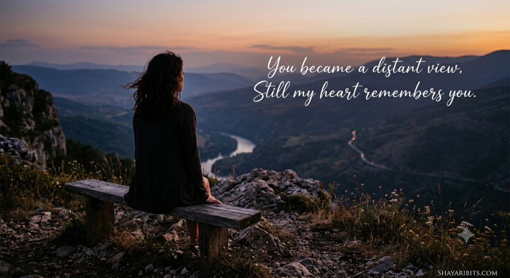 English breakup status image